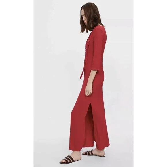 zara red crochet dress SOLD  zara crochet dress / size M / new without tags / 15
